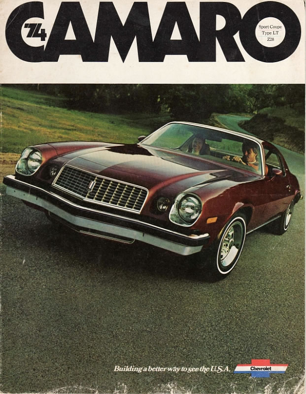 1974 Chevrolet Camaro Brochure